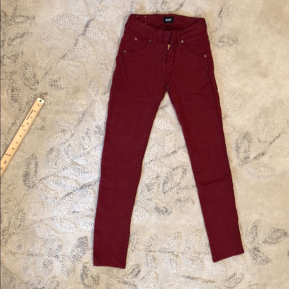 Red Hudson jeans